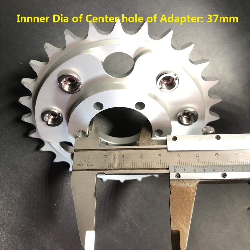 CDHpower Disc Brake Rotor Adapter and 28T sprocket for Gas Motorized Bicycle 48cc/66cc/80cc - Image 4